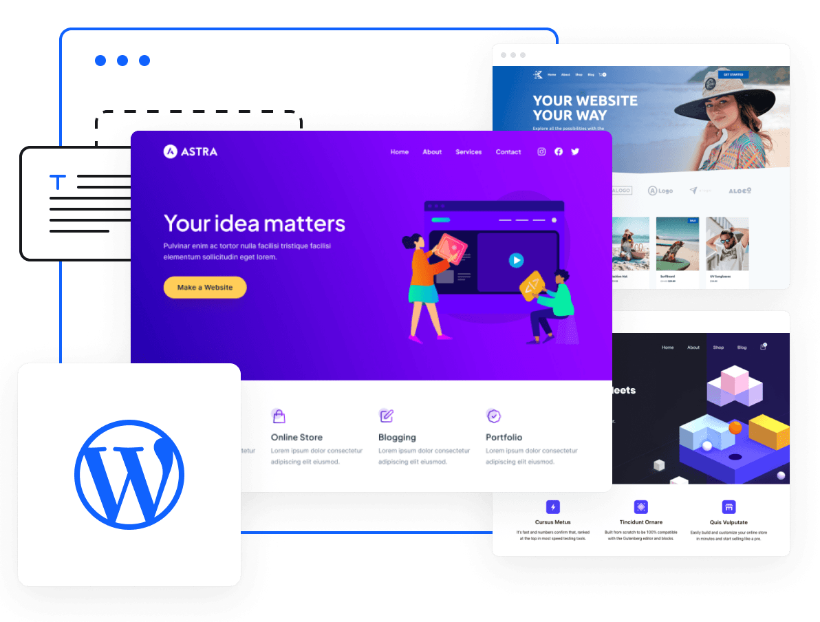 WordPress Hosting - Over 10,000+ WordPress themes